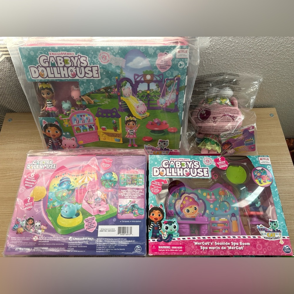 Gabby’s dollhouse bundle playsets.